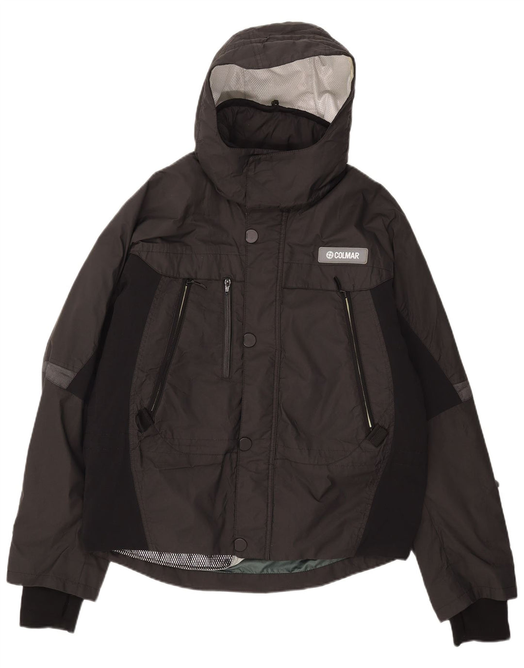 Colmar Veste de ski à capuche pour homme IT 52 Large Black Colourblock