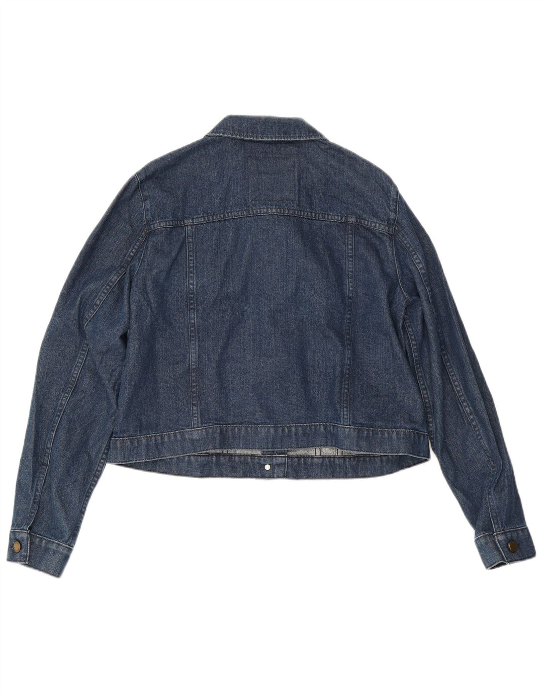 MICHAEL KORS Veste en jean courte pour femme UK 18 XL Bleu Coton