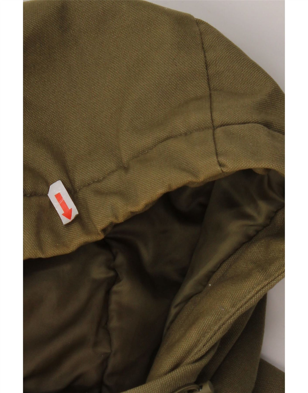 DC Parka à capuche pour homme UK 36 Petit Kaki Coton