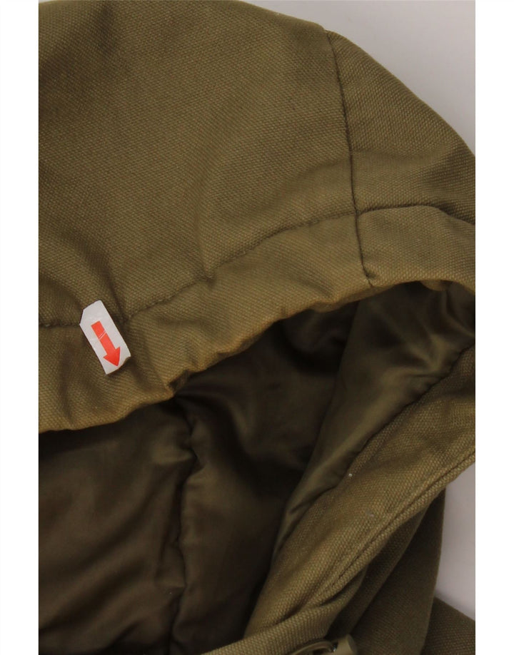 DC Parka à capuche pour homme UK 36 Petit Kaki Coton