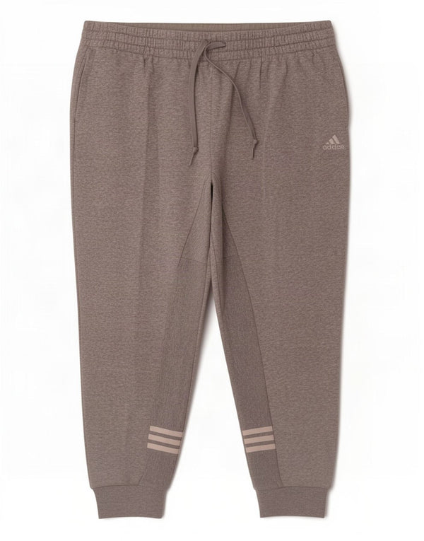 Adidas Pantalon de survêtement pour femme Joggers UK 24/26 2XL Gris Moucheté Coton