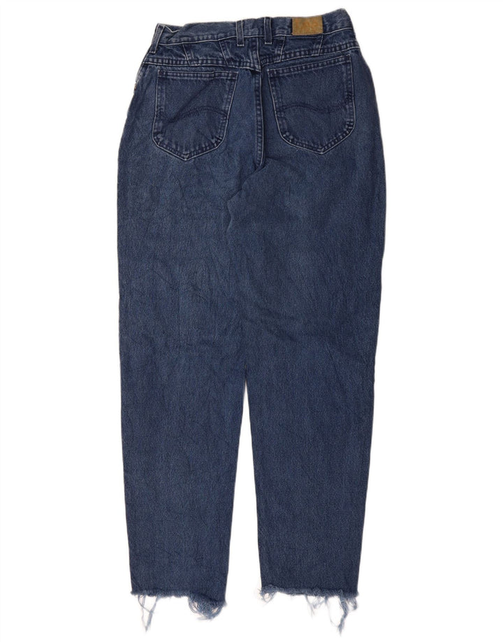 LEE Womens High Rise Tapered Jeans W28 L30 Blue