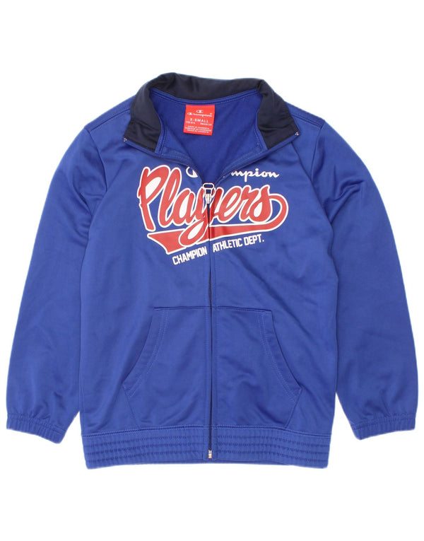 Champion Boys Players Graphic Survêtement Top Veste 5-6 ans XS Bleu