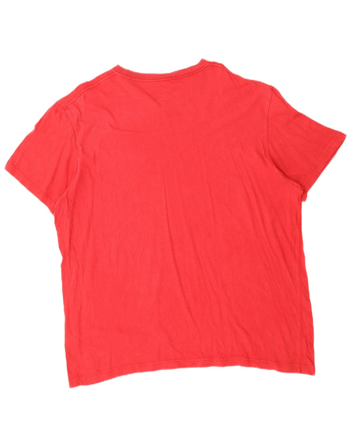 WRANGLER T-Shirt Homme Top 2XL Rouge Coton