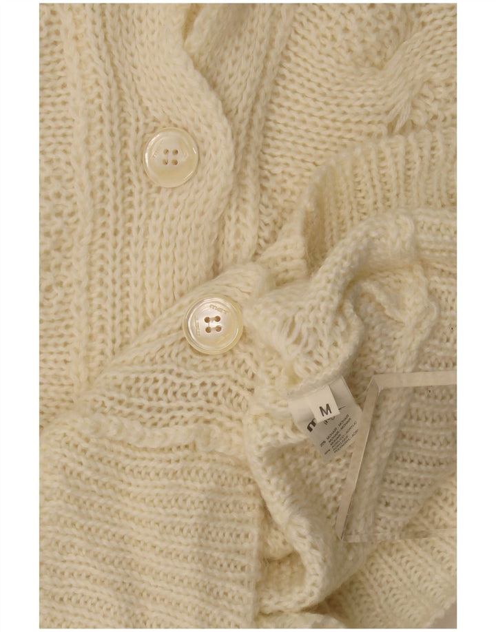 MET Cardigan pour femme UK 12 Mohair beige moyen