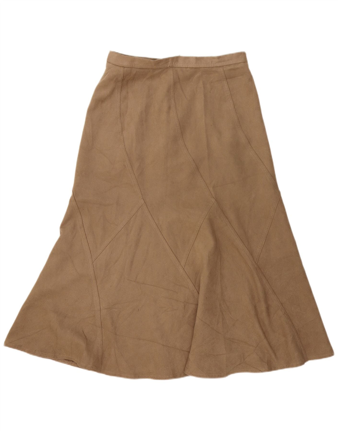 Marks & Spencer Jupe trompette pour femme UK 14 Large W32 Marron Polyester