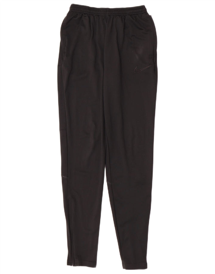 Pantalon de survêtement Nike Dri Fit pour femme UK 8 Small Noir Polyester