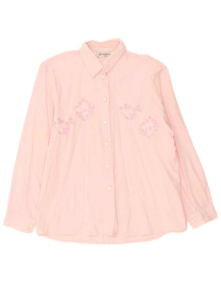 Giulia Galanti Chemise graphique pour femme UK 14 Vichy rose moyen