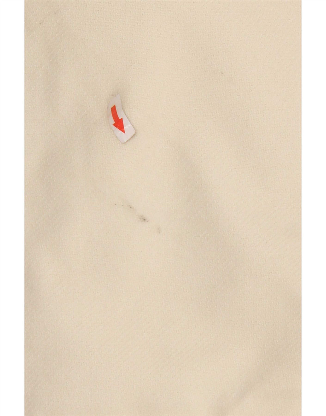 Zara Womens Pardessus UK 16 Large Blanc Polyester