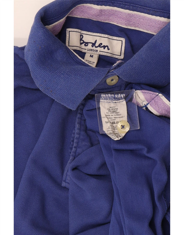 Polo Boden Homme Bleu Moyen Coton