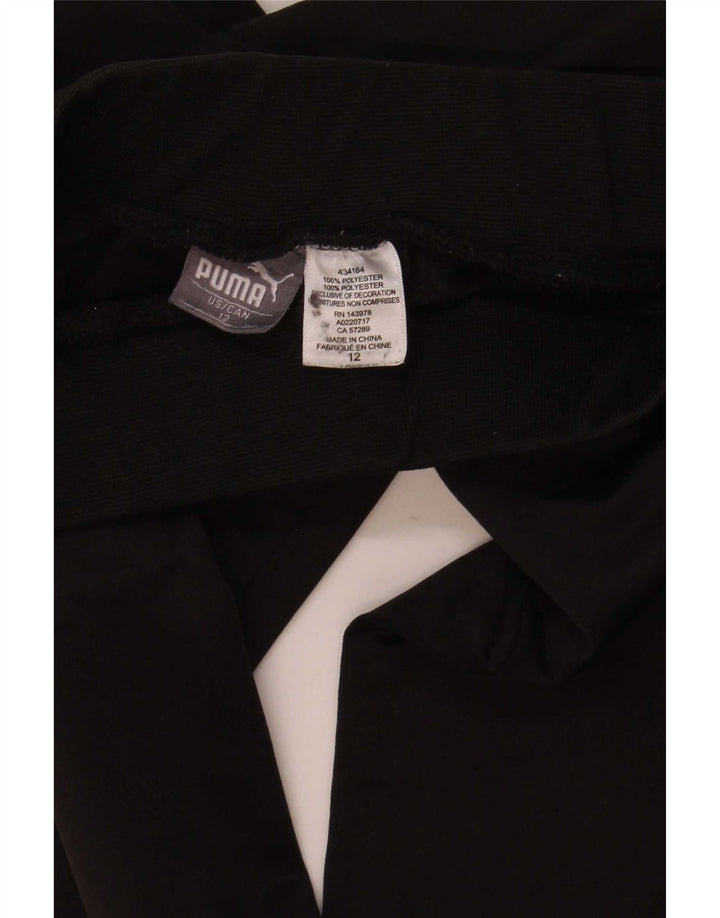 Puma Pantalon de Survêtement Garçon 11-12 ans Noir Polyester