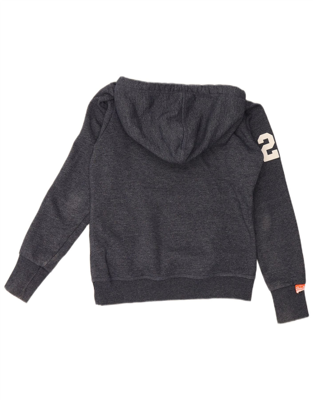 Superdry Pull à Capuche Graphique Homme Bleu Marine Moyen Coton