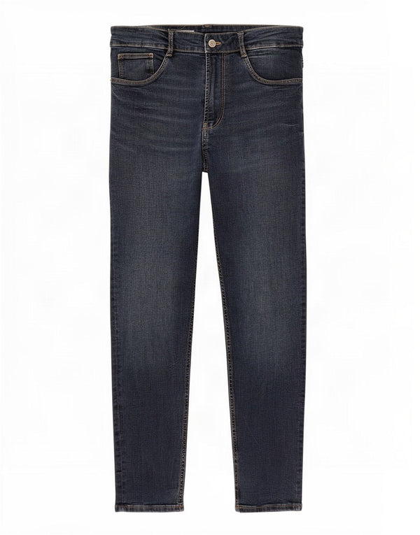 Zara Jean skinny femme EU 40 Medium W30 L26 Bleu marine Coton