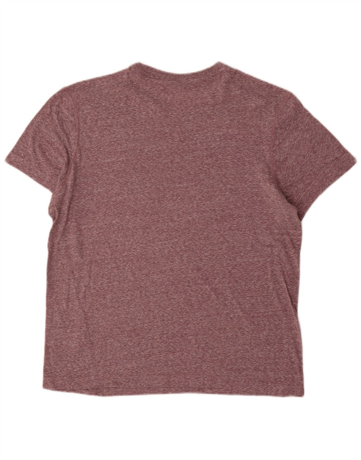 Reebok Tee-Shirt Graphique Homme Rose Moyen Flecked Cotton