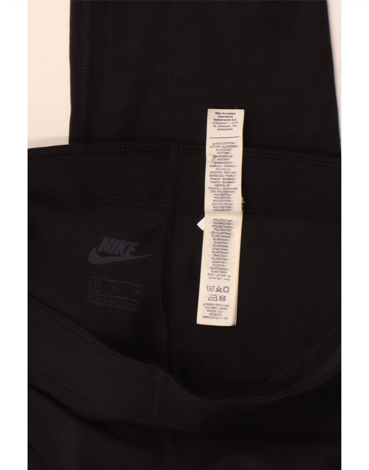 Nike Leggings Femme UK 8 Petit Coton Noir