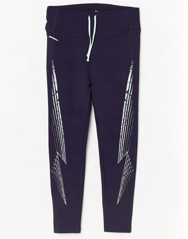 Under Armour Legging graphique pour femme UK 12 Bleu marine moyen Polyester