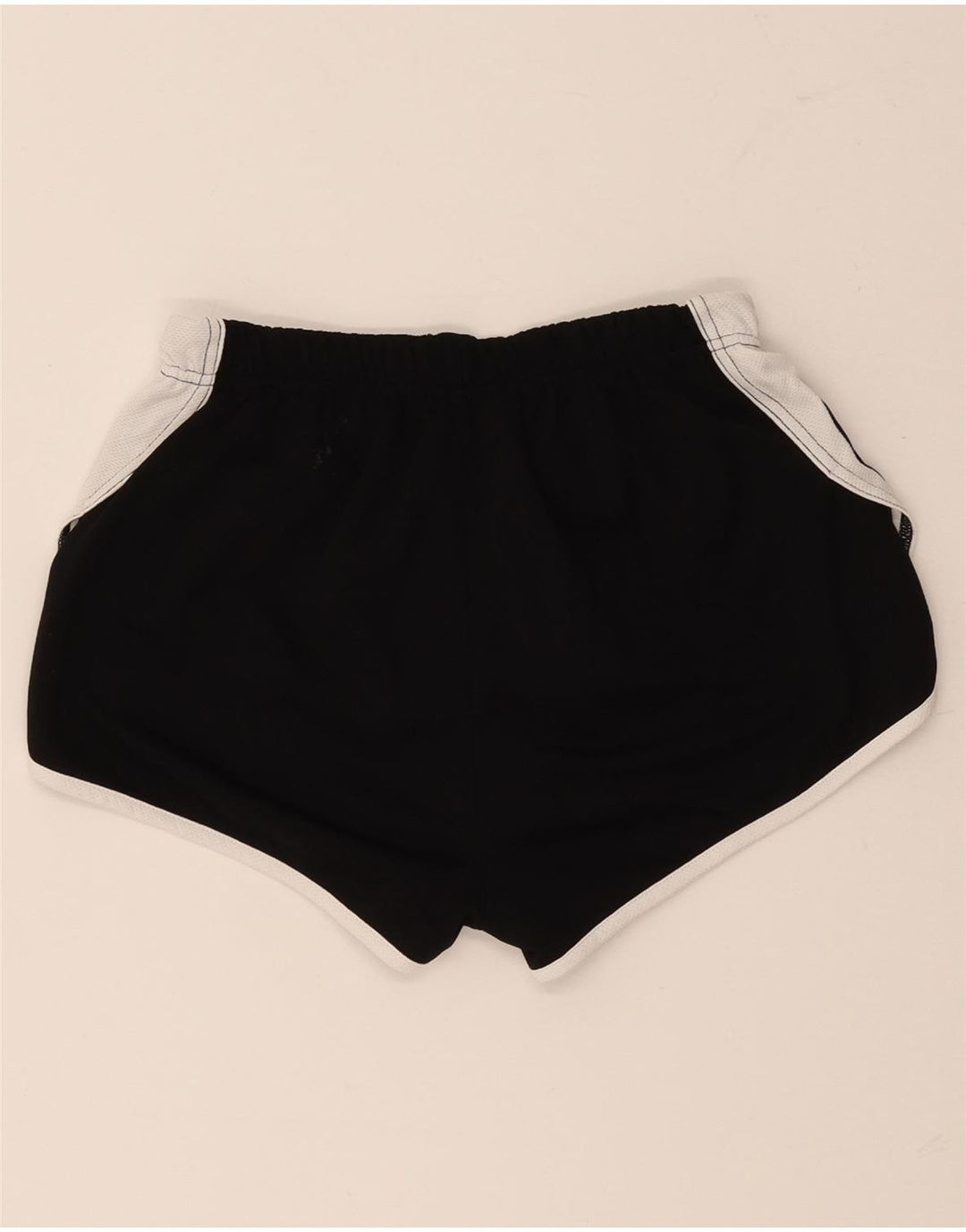 Asics Short de sport pour femme UK 10 Small Noir Colorblock Polyester