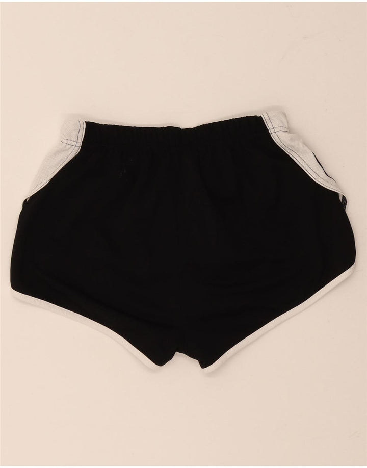 Asics Short de sport pour femme UK 10 Small Noir Colorblock Polyester