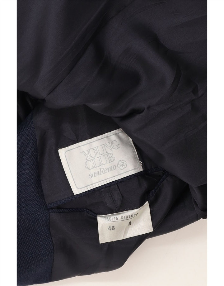 San Remo Veste Blazer Croisée Homme IT 48 Bleu Marine Moyen