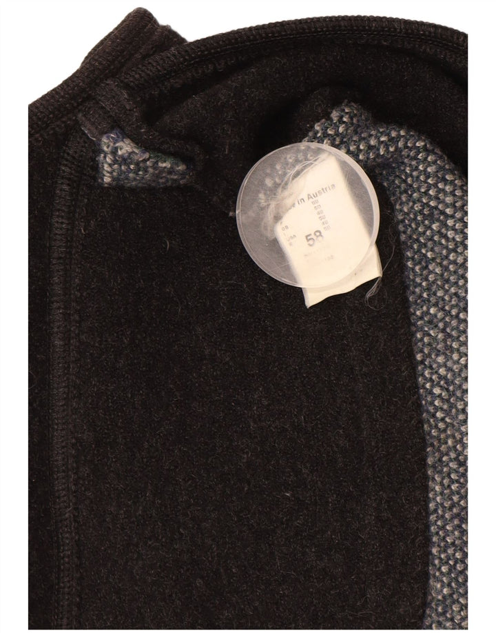 GIESSWEIN Gilet Homme UK 48 Moyen Laine Géométrique Multicolore