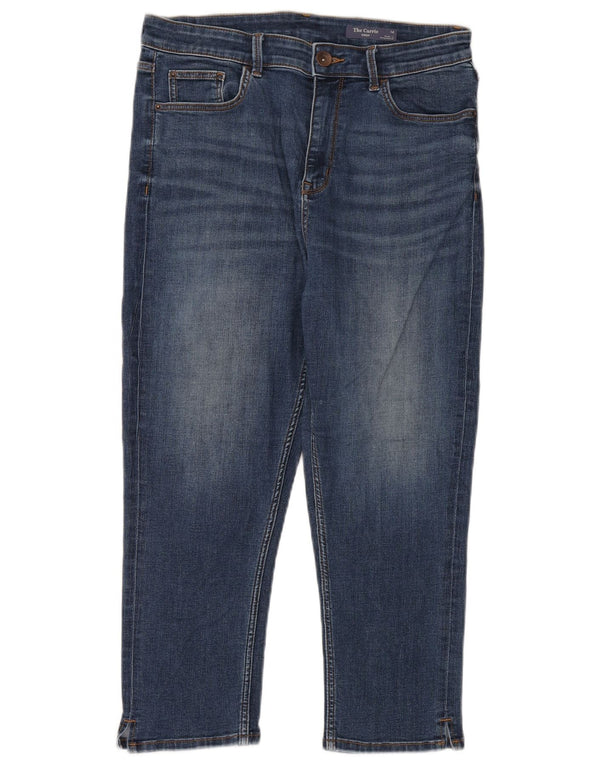Marks & Spencer Jean Capri The Carrie pour femme UK 14 Large W32 L22 Bleu