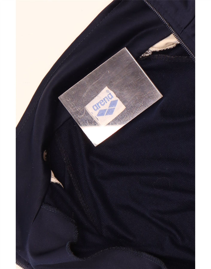 Arena Veste de survêtement graphique pour homme Small Bleu marine Colourblock
