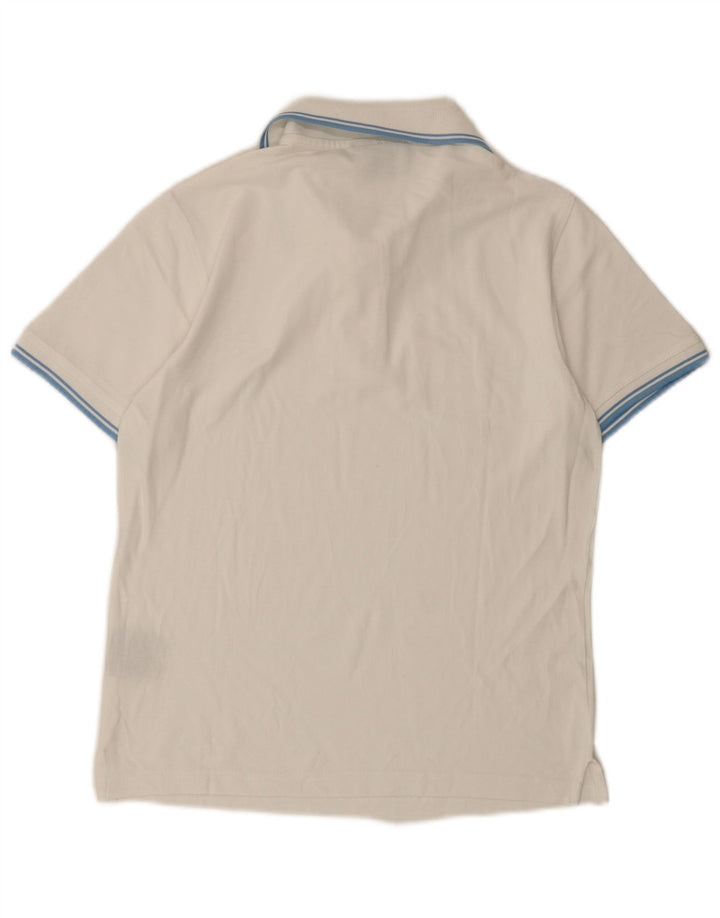 Diadora Polo Homme Petit Blanc Coton