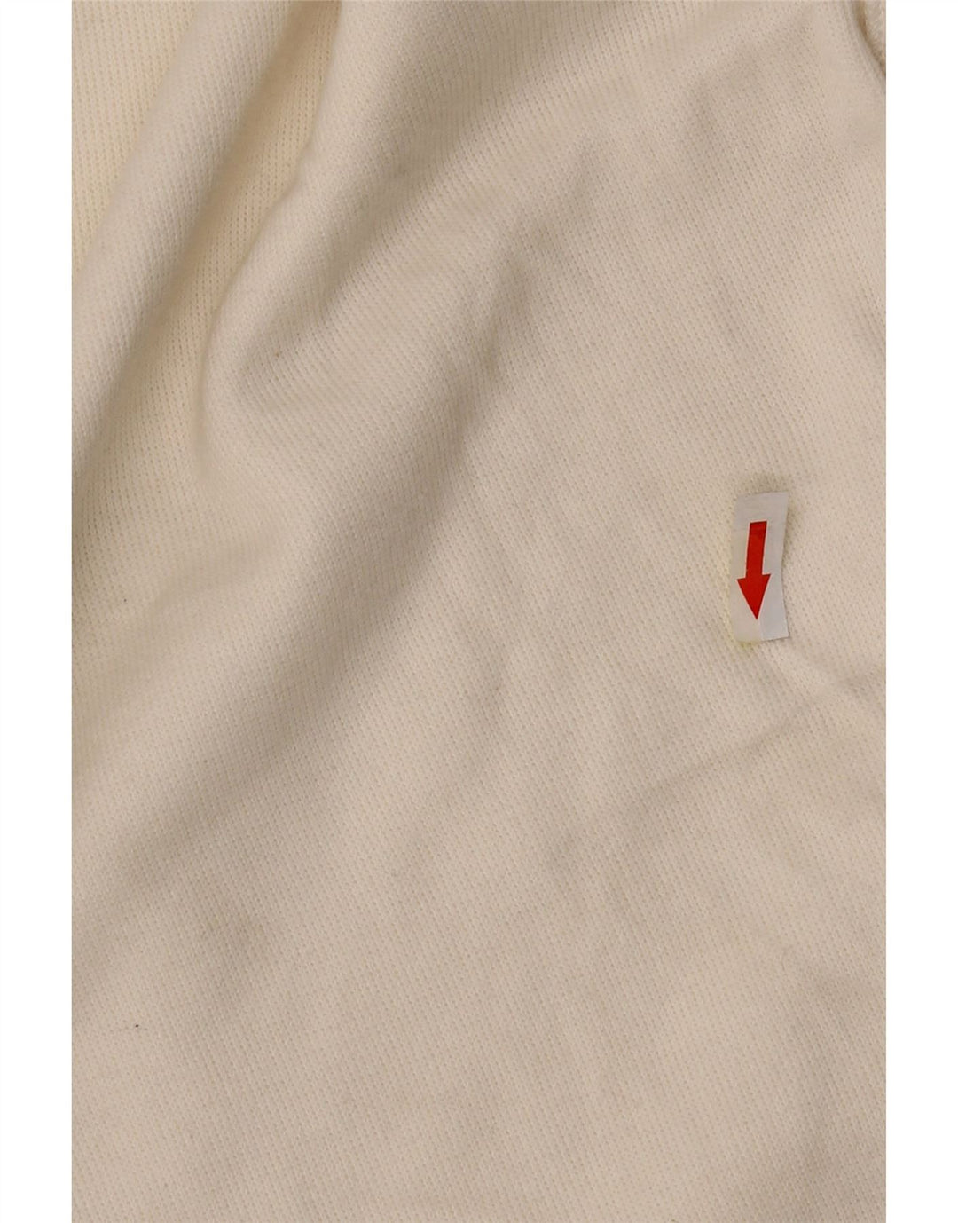 Zara Femme Top Manches Longues UK 16 Grand Coton Blanc