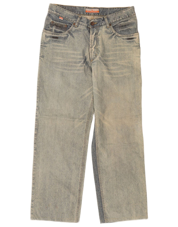 Enrico Coveri Jean droit pour homme IT 48 Medium W34 L28 Bleu Coton