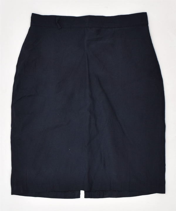 COCK FASHION Jupe crayon taille haute pour femme IT 44 Medium W27 Bleu marine