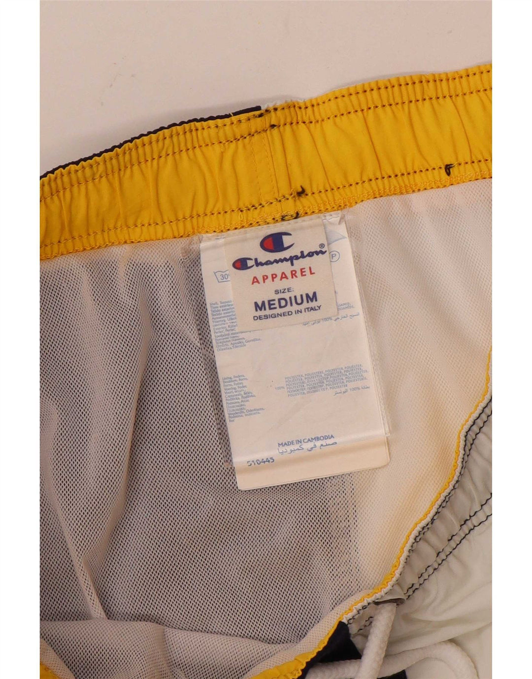 Champion Short de Bain Graphic Homme Bleu Marine Moyen Colourblock