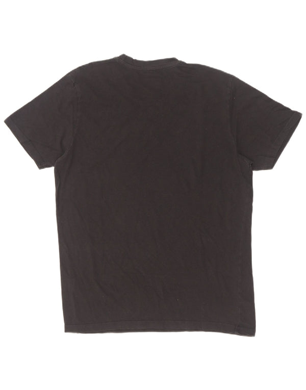 Kappa T-Shirt Graphique Homme Noir Moyen Coton