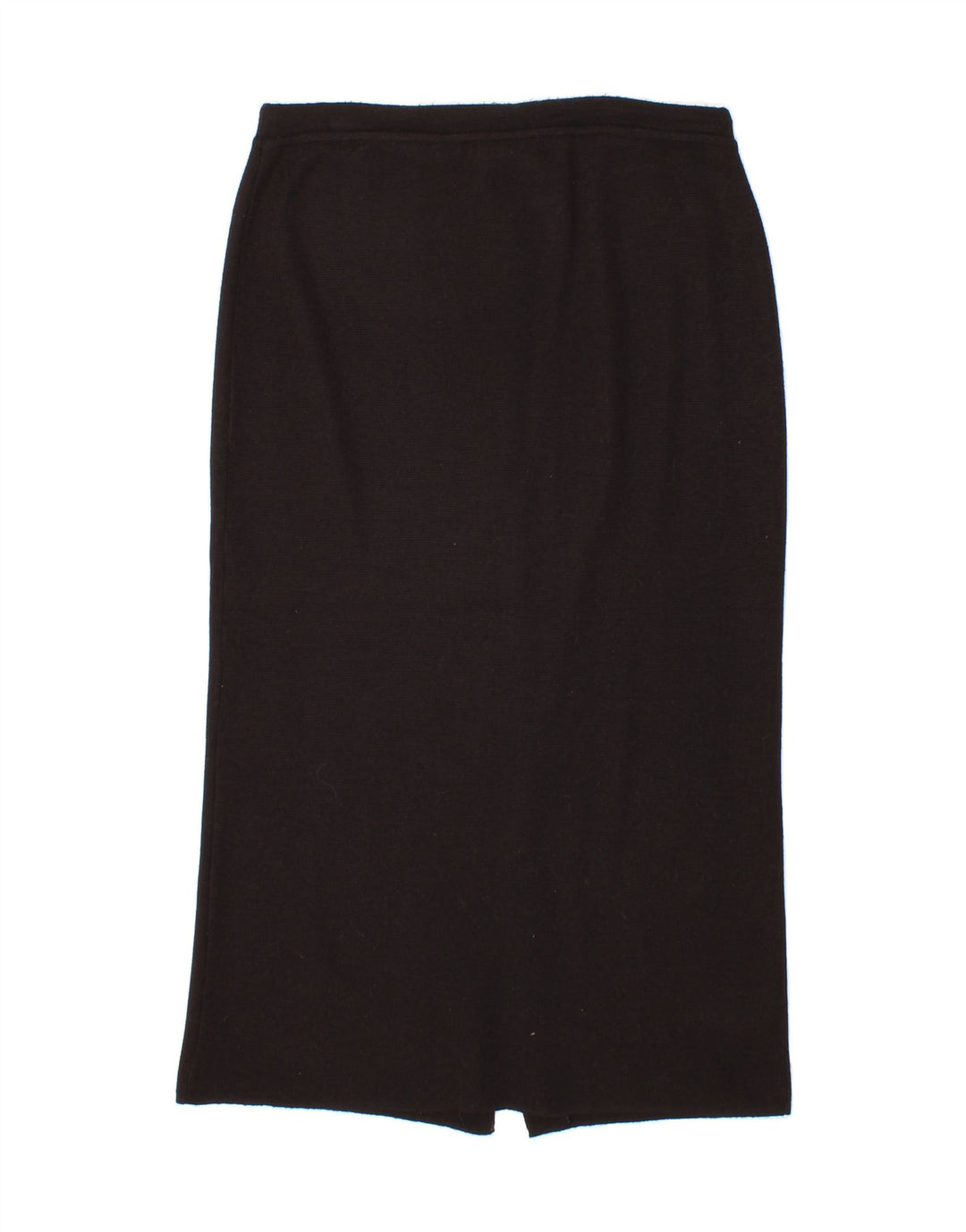 DIDIER PARAKIAN Womens Knit Maxi Skirt W35 Large Black Wool Vintage Didier Parakian and Second-Hand Didier Parakian from Messina Hembry 