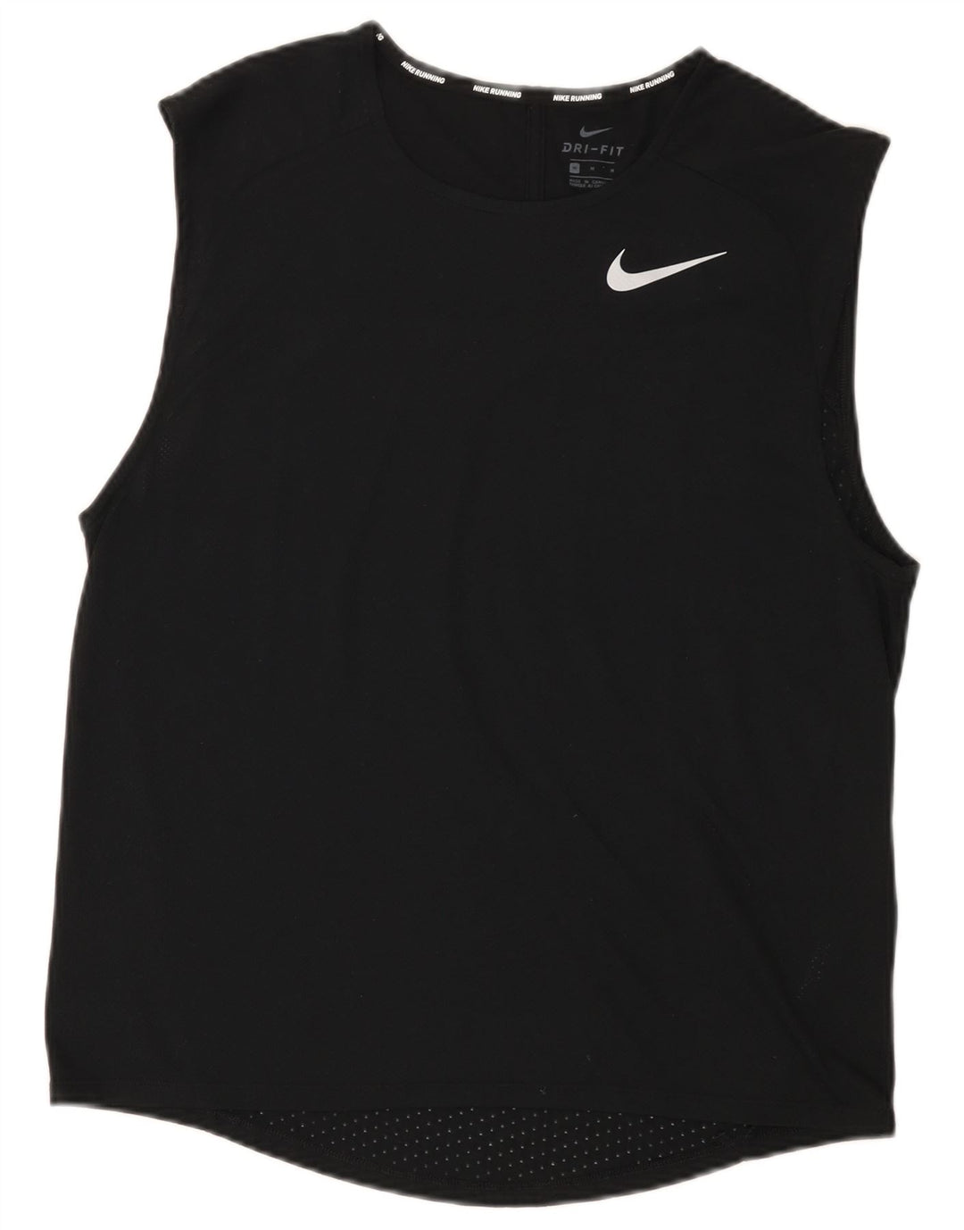 Nike Hommes Dri Fit Débardeur Noir Moyen Polyester