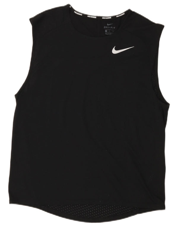 Nike Hommes Dri Fit Débardeur Noir Moyen Polyester