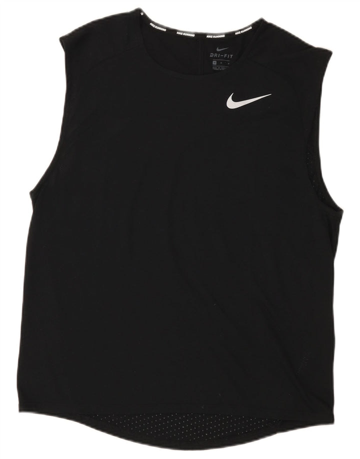 Nike Hommes Dri Fit Débardeur Noir Moyen Polyester