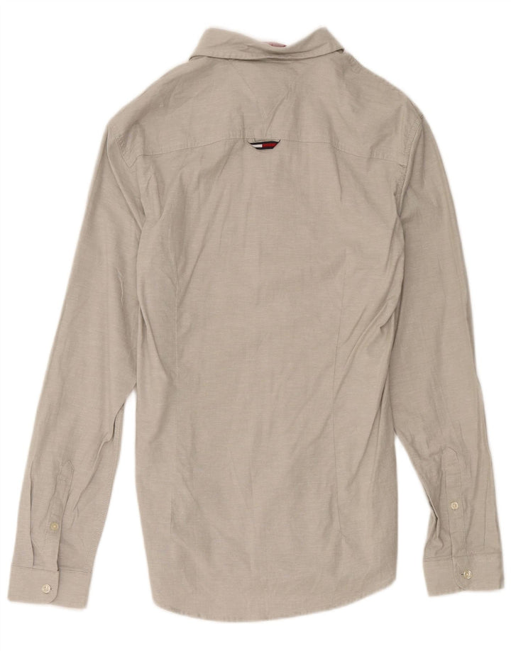 Tommy Hilfiger Chemise Homme Large Gris Coton