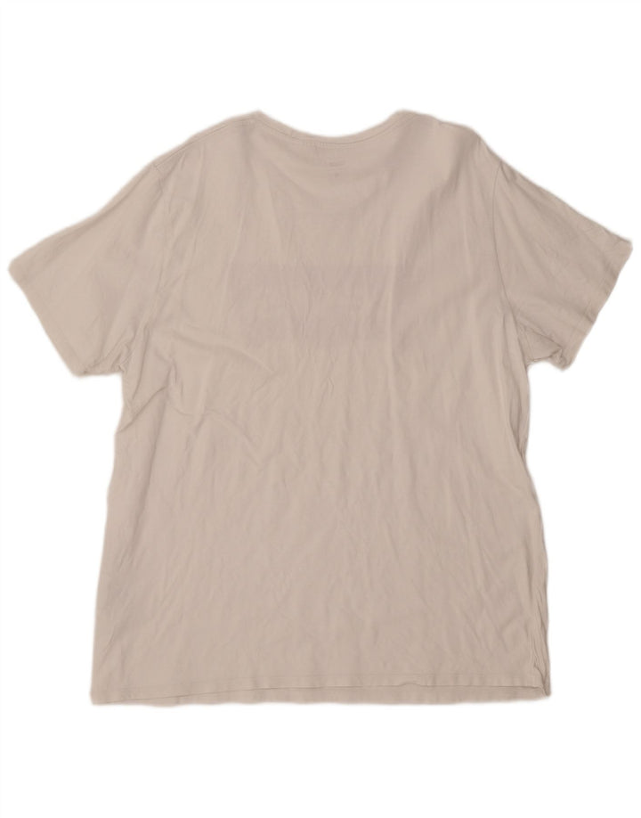 LEVI'S T-Shirt Graphique Femme UK 20 2XL Blanc