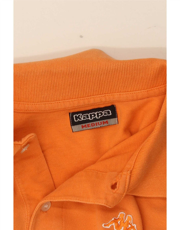 Kappa Polo Homme Orange Moyen Coton
