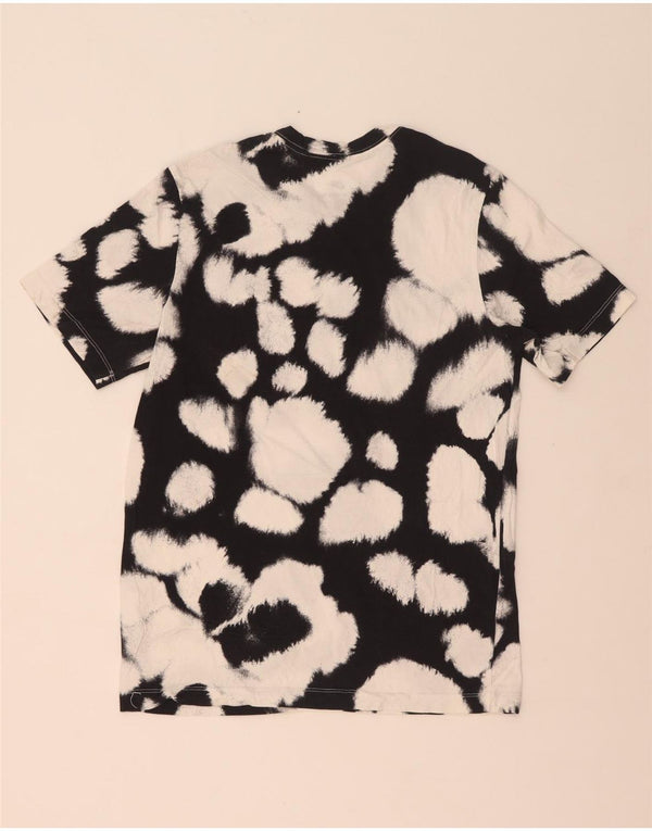 Nike Mens T-Shirt Top Medium Black Tie Dye Cotton