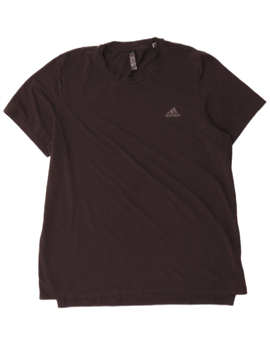 Adidas T-shirt à manches courtes pour homme XL Noir Polyester