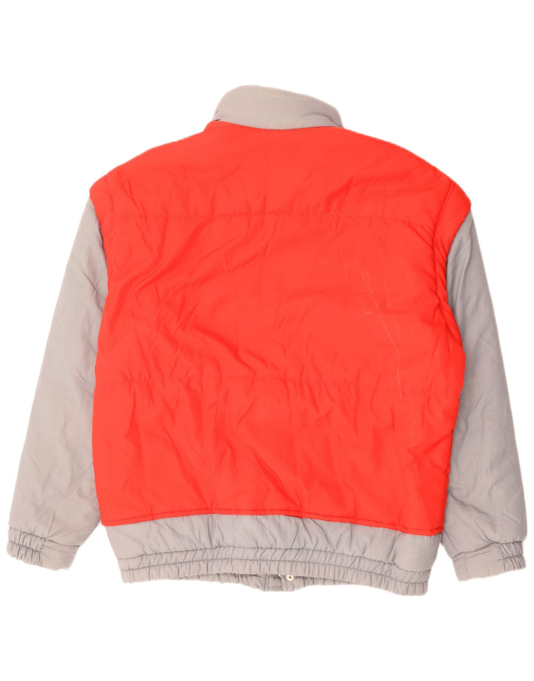 Carrera Veste matelassée pour homme UK 40 Large Rouge Colorblock Polyamide