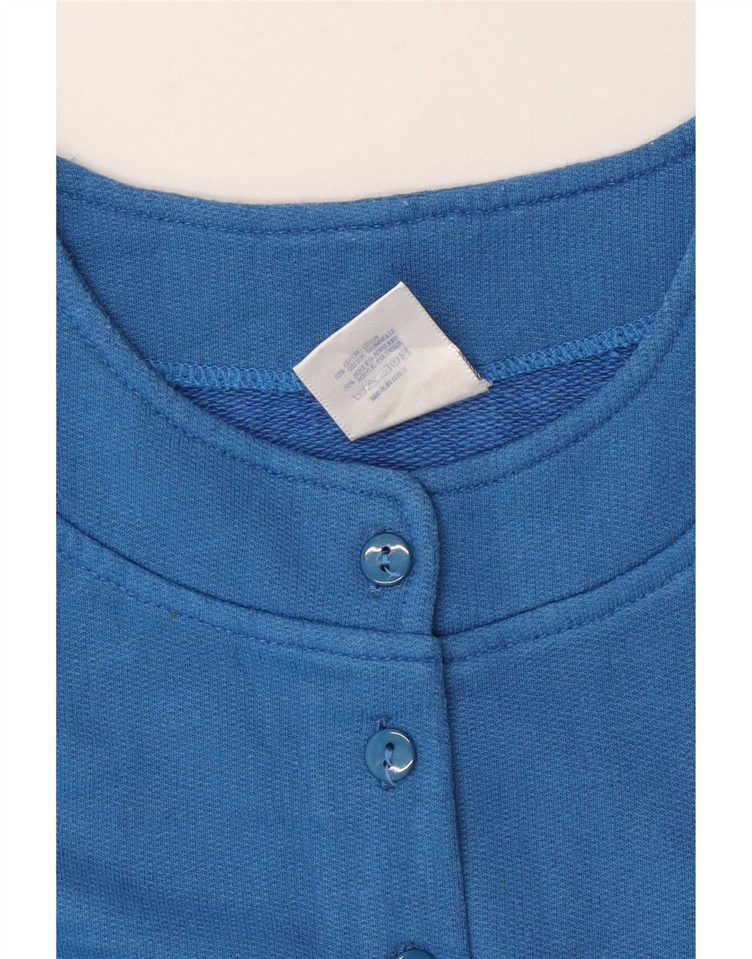 F.LLI Campagnolo Sweat-shirt graphique pour femme UK 14 Large Bleu