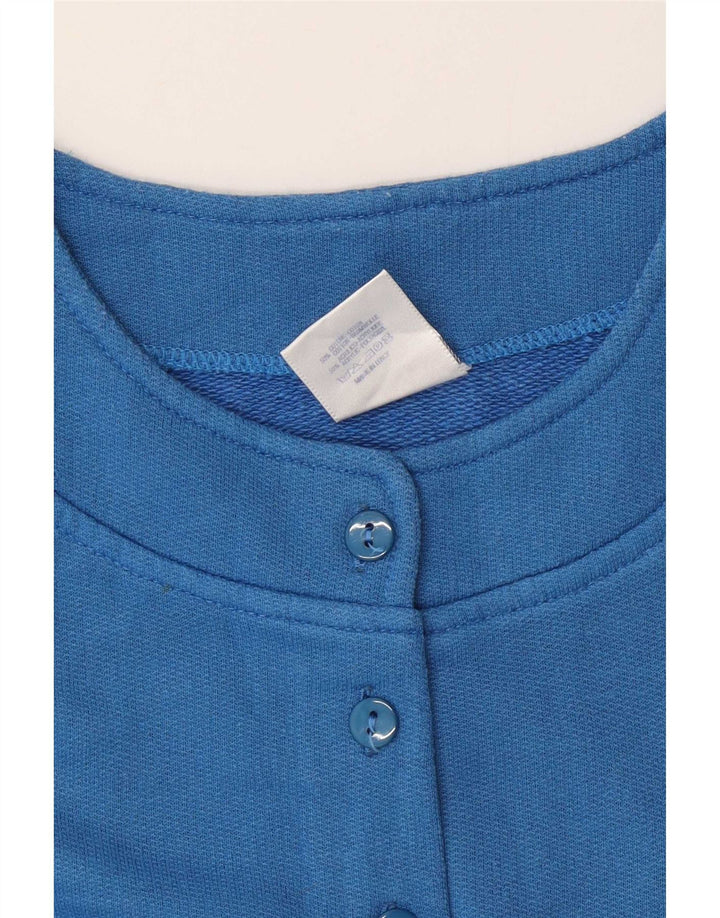 F.LLI Campagnolo Sweat-shirt graphique pour femme UK 14 Large Bleu