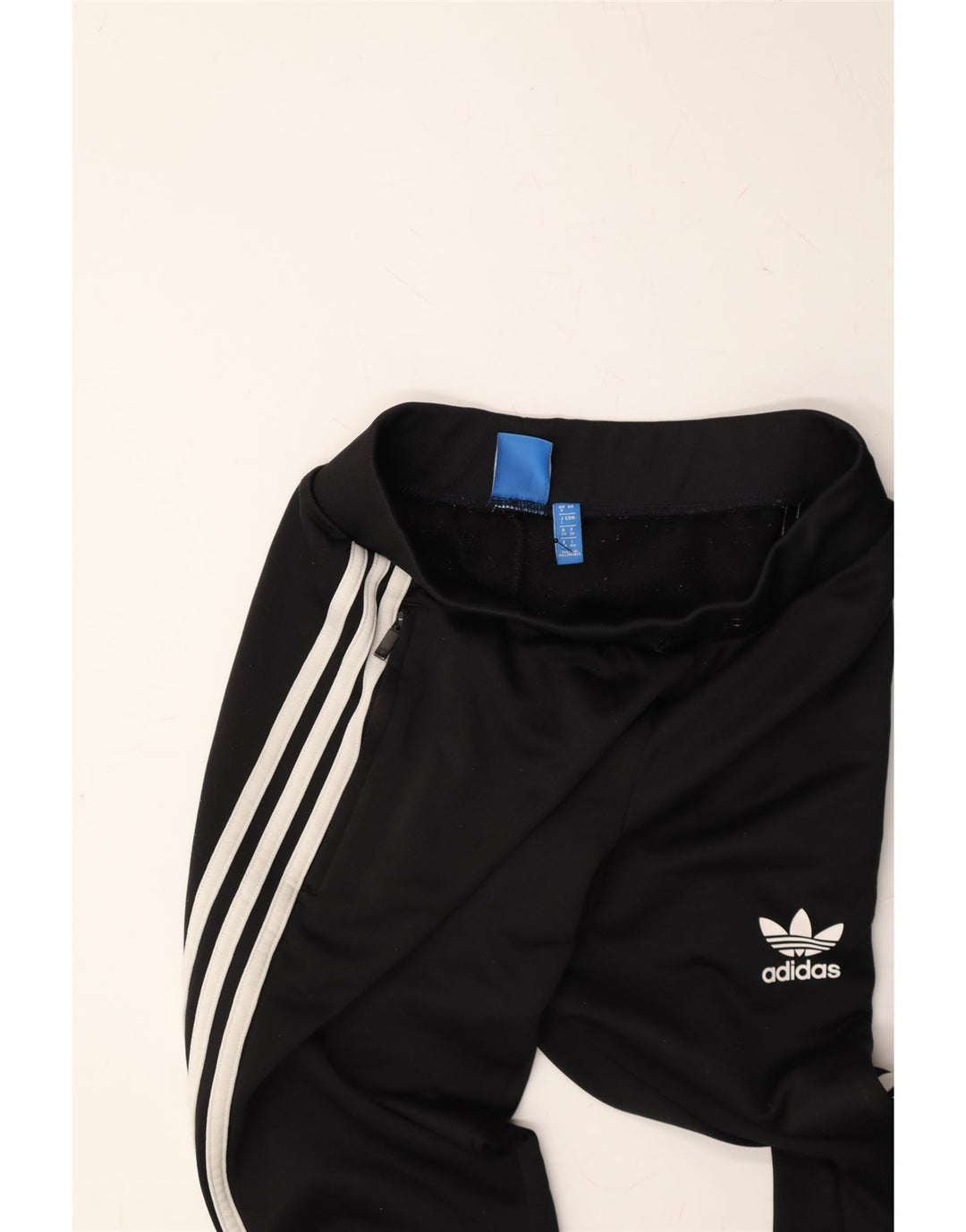 ADIDAS Womens Tracksuit Trousers Joggers UK 8 Small Black Polyester Vintage Adidas and Second-Hand Adidas from Messina Hembry 