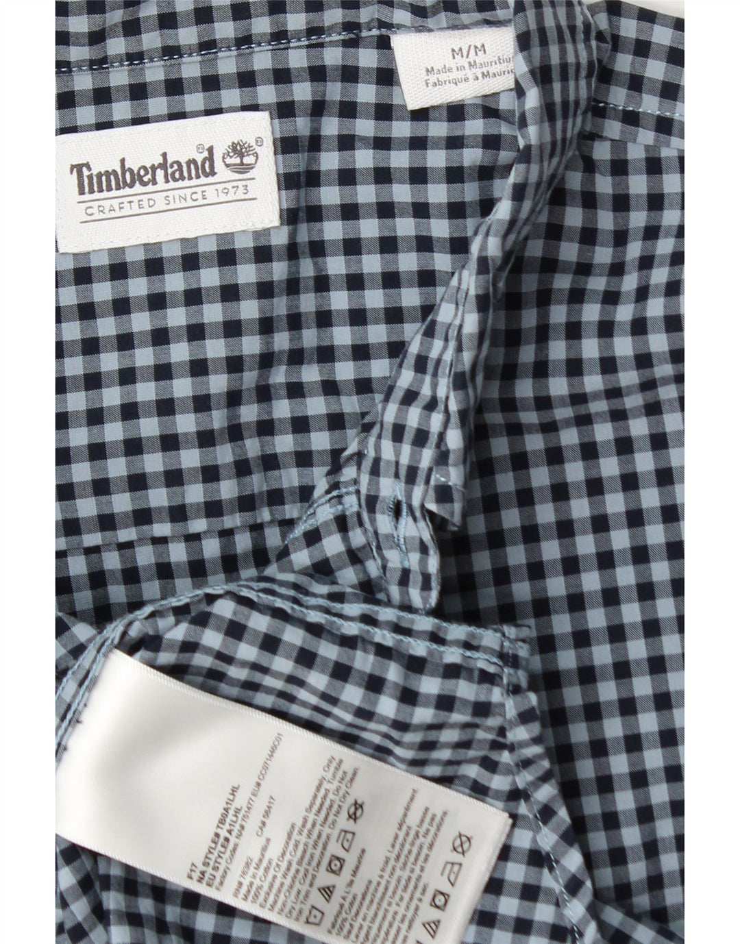 TIMBERLAND Chemise Homme Bleu Marine Moyen Vichy Coton
