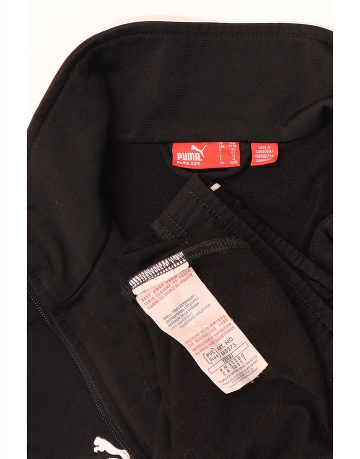 Veste de survêtement Puma pour garçons 15-16 ans Noir Polyester