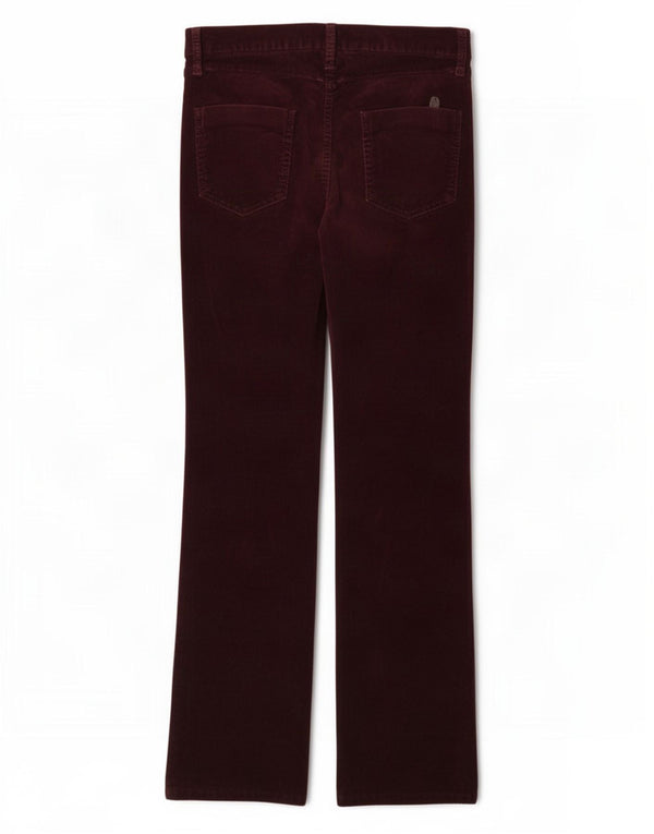 Marks & Spencer Pantalon bootcut en velours côtelé pour femme UK 10 Small W28 L31 Violet