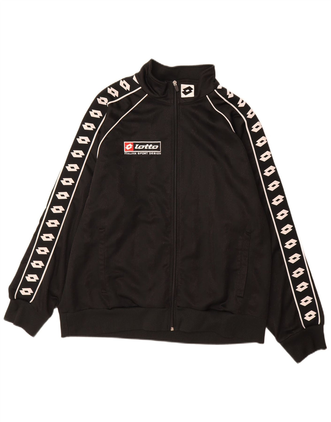 Lotto Veste de Survêtement Homme XL Noir Polyester
