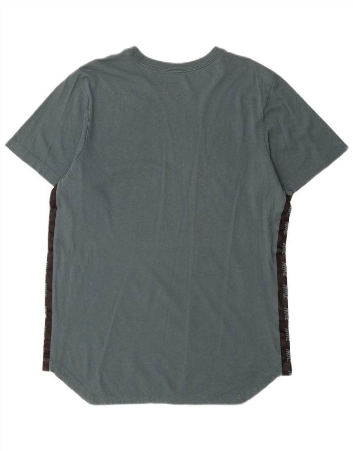 Nike T-shirt graphique pour hommes, grand, gris, colour block
